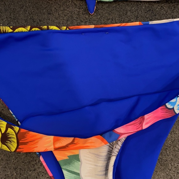 Mara Hoffman Strapless Flora Bathing Suit - Picture 4 of 10